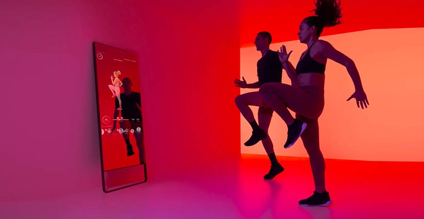 Interactive home fitness equipment