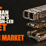 Illustration of an optical transceiver and layered circuit boards. Dongshan Precision, Hong Kong IPO Series No. 11.