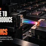 Hong Kong IPO Series No. 4 cover showing precision equipment aligning an optical-fiber array with a silicon photonic chip.